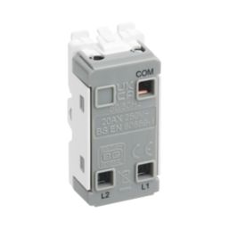 British General Nexus 800 Grid 20A Grid SP Key Switch White
