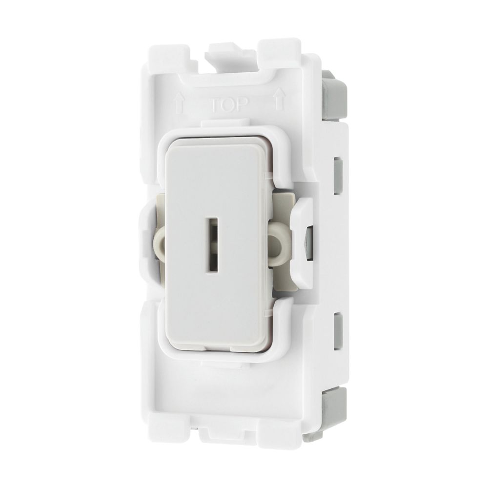 British General Nexus 800 Grid 20A Grid SP Key Switch White