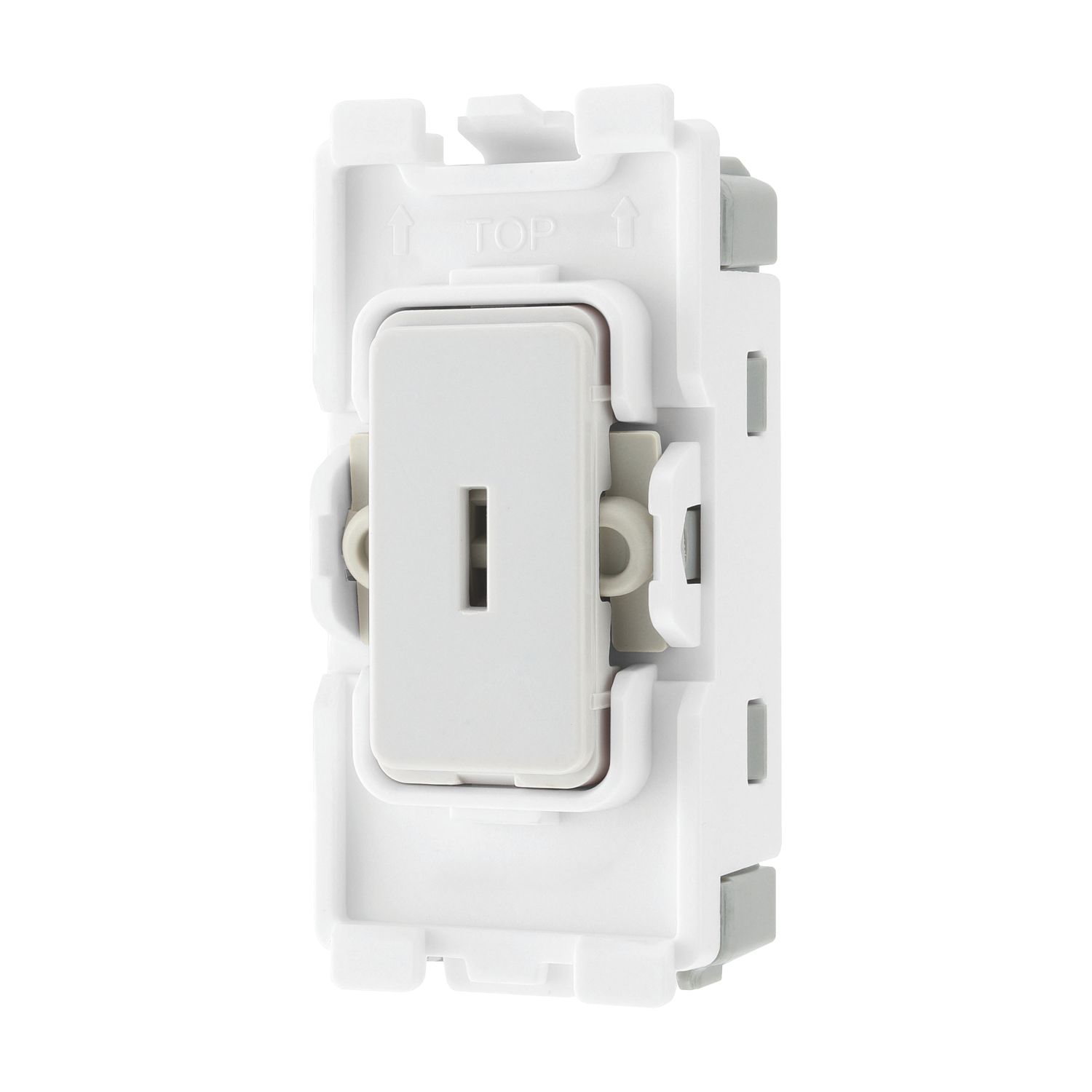 British General Nexus 800 Grid 20A Grid SP Key Switch White (184PY)