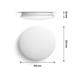 Philips Moire LED Functional Ceiling Light White 17W 1700lm