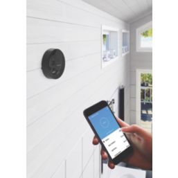 Vent-Axia Svara/496711 100mm (3.93") Axial Bathroom or Kitchen Intelligent Extractor Fan Matt Black 100-240V