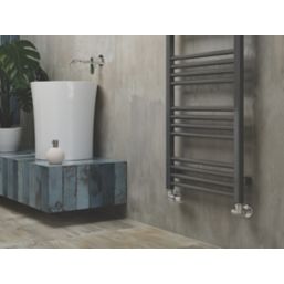 Terma 1620mm x 500mm 2349BTU Sparkling Grey Flat Designer Towel Radiator