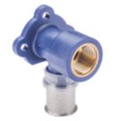 Wavin Tigris  Multi-Layer Composite Press-Fit Adapting 90° BSP Female Plate Elbows 0.5" x 20mm 10 Pack