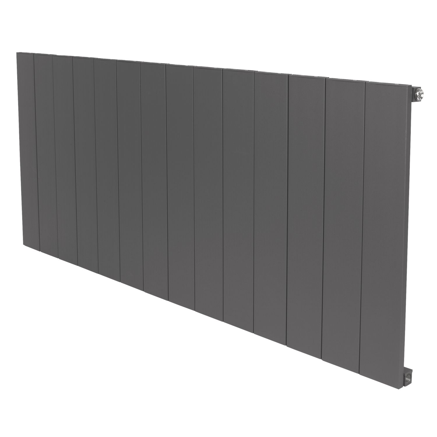 Towelrads Ascot 600mm x 1432mm 1018BTU Anthracite Horizontal Designer Radiator (184RY)