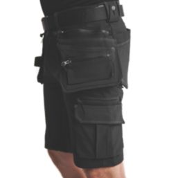 Blaklader  4-Way Stretch Shorts Black 32" W