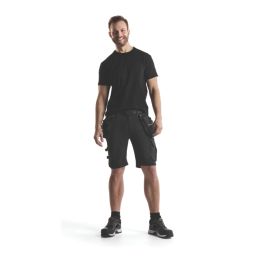Blaklader  4-Way Stretch Shorts Black 32" W