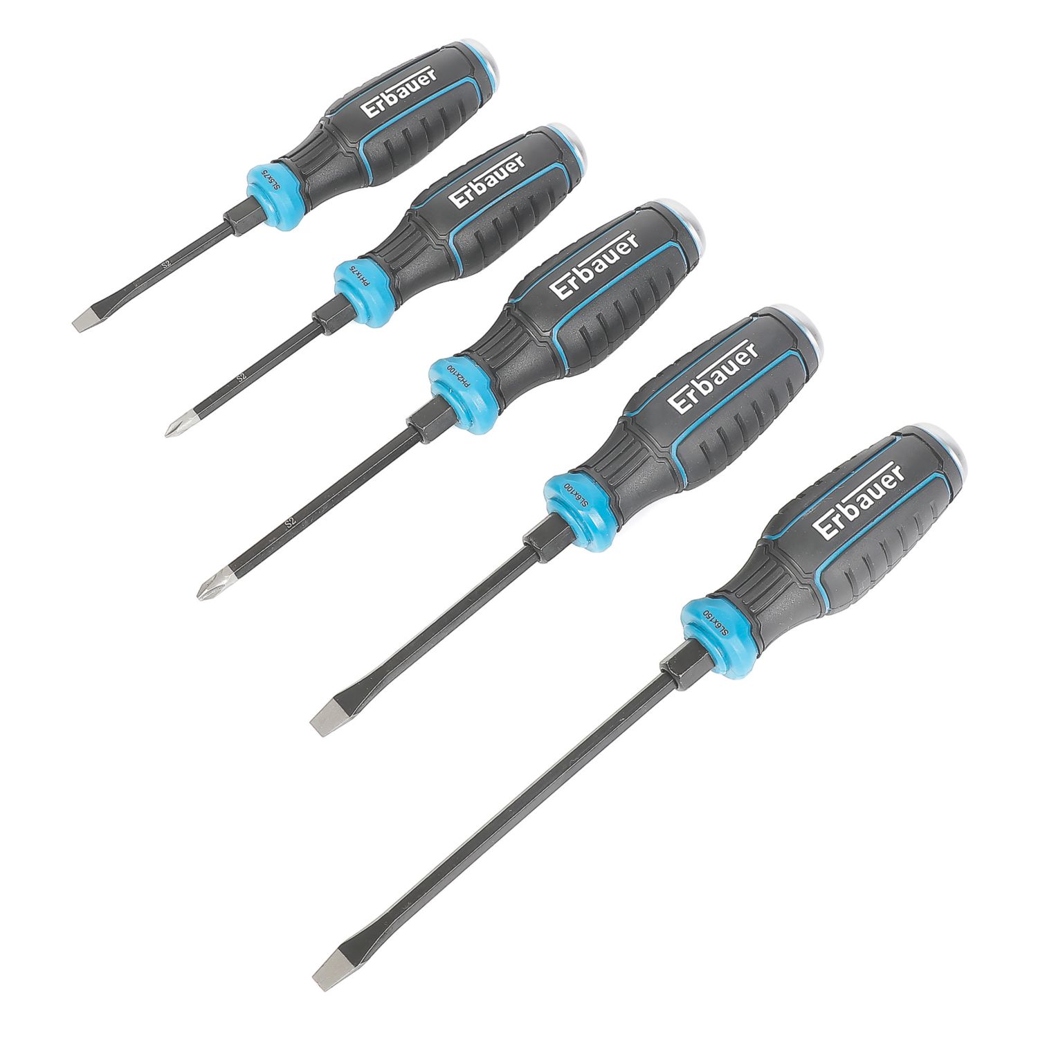 Erbauer Mixed Chisel Screwdriver Set 5 Pieces (184XH)
