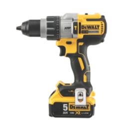 DeWalt DCK229P2T-GB 18V 2 x 5.0Ah Li-Ion XR Brushless Cordless Combi Drill & SDS Plus Drill Twin Pack