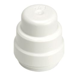JG Speedfit  Plastic Push-Fit Stop Ends 22mm 2 Pack