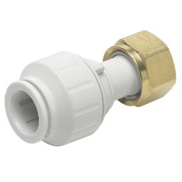 JG Speedfit  Plastic Push-Fit Straight Tap Connector 22mm x 3/4"
