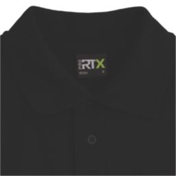 Pro RTX  Polo Shirt Black 2X Large 48 / 50" Chest