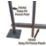 Apollo Easy Fit Fence Post Surface Bracket
