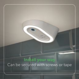 4lite Hampton Wedge LED Silver Warm White Under Cabinet Lights Without Bezel 8.3W 85lm 3 Pack