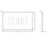 Knightsbridge  4-Module Grid Faceplate Black Nickel