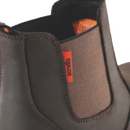 Scruffs Croften Size 8  Brown Water-Resistant  Safety Dealer Boots