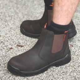 Scruffs Croften Size 8  Brown Water-Resistant  Safety Dealer Boots