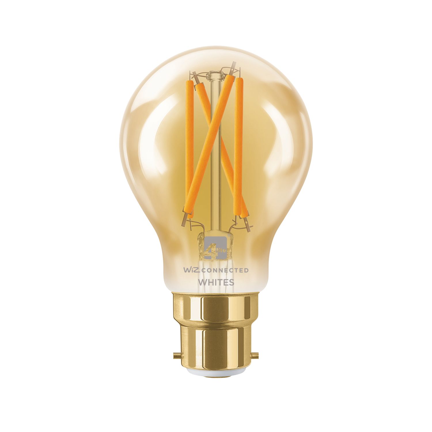 4lite B22 LED Smart Light Bulb 6.7W 800lm 2 Pack (185GC)
