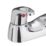 Bristan Cadet Chrome 80mm Deck Mounted Lever 2 Tap Holes Bath Mixer Tap