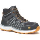 CAT Charge Hiker Size 9  Black/Orange Water-Resistant  Safety Boots