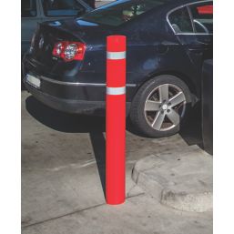 Addgards  Bollard Sleeve Red 215mm x 215mm