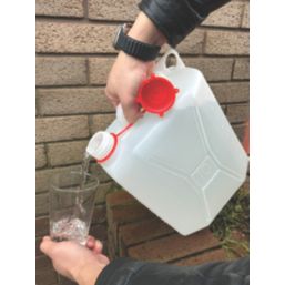 Hilka Pro-Craft Plastic Water Container White 10Ltr