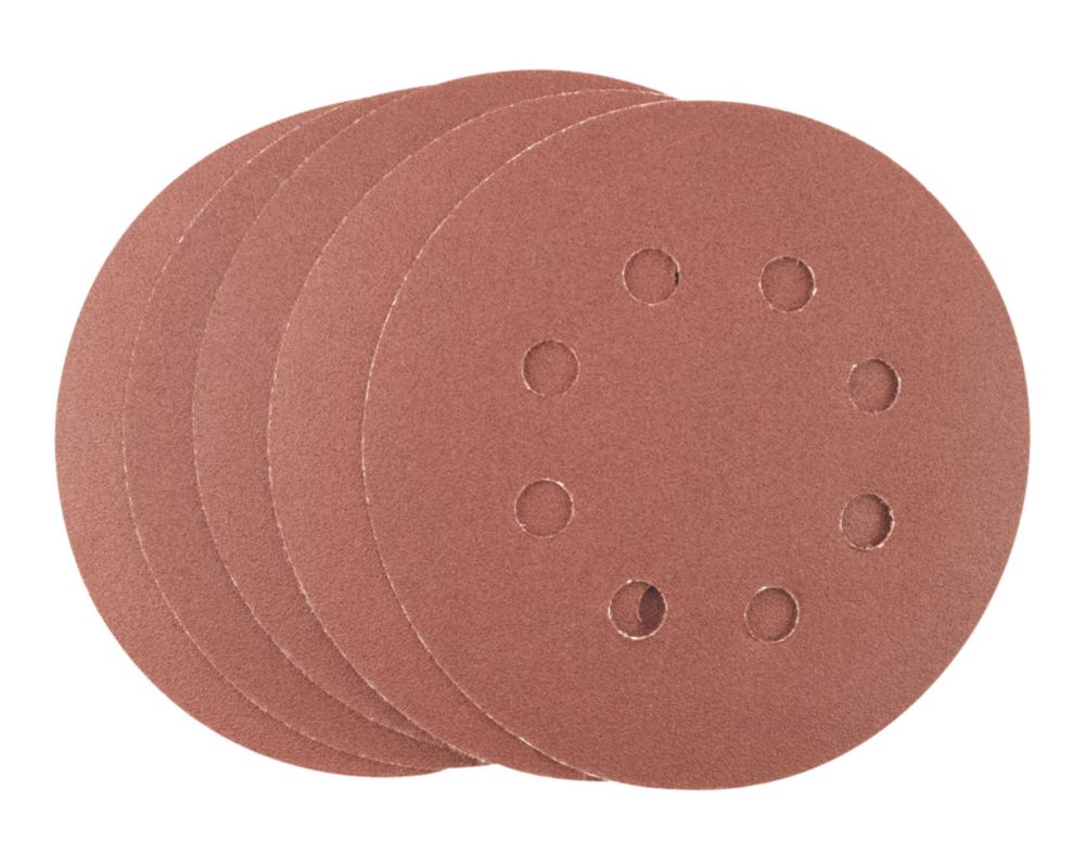 Titan 120 Grit 8Hole Punched MultiMaterial Sanding Sheets 125mm x