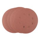 Titan   120 Grit 8-Hole Punched Multi-Material Sanding Sheets 125mm x 125mm 5 Pack