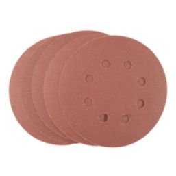 Titan   120 Grit 8-Hole Punched Multi-Material Sanding Sheets 125mm x 125mm 5 Pack