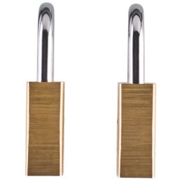 Squire LN4T Brass  All-Weather   Padlock 39.5mm 2 Pack