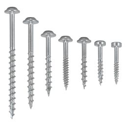 Trend  Square Flange Pocket Hole Screw Set 850 Pieces