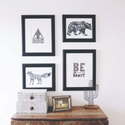 Cobra WallBiter Hammer-In Picture Hooks for Plasterboard & Wood White 4 Pack