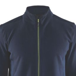 Blaklader  Microfleece Jacket Navy/Yellow Medium 39" Chest
