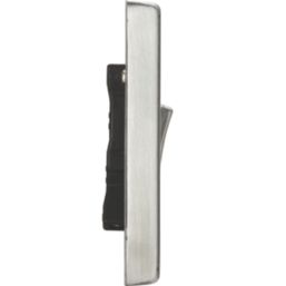 Knightsbridge  10AX 1-Gang 2-Way Light Switch  Brushed Chrome