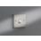 Knightsbridge  10AX 1-Gang 2-Way Light Switch  Brushed Chrome