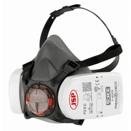 JSP Force 8 Medium Mask Respirator with Press-to-Check Filters P3