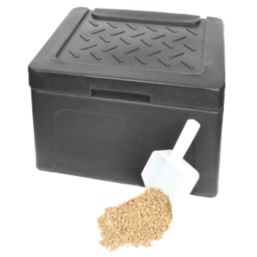 Essentials  Grit Bin Kit Black 30Ltr