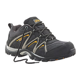 Site Mercury   Safety Trainers Black Size 7