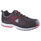 Delta Plus Sportline Metal Free   Safety Trainers Black / Red Size 7