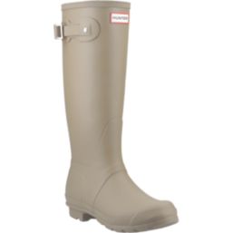 Hunter Original Tall  Size 5 Womens Silver Non Safety Wellies