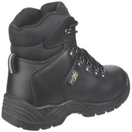 Amblers AS335 Poron XRD Internal Metatarsal Size 11  Black Water-Resistant Steel Toe Cap Safety Boots