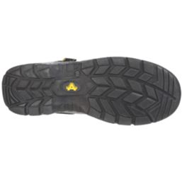 Amblers AS335 Poron XRD Internal Metatarsal Size 11  Black Water-Resistant Steel Toe Cap Safety Boots