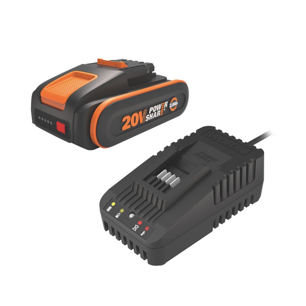 Worx WG325E 20V 1 x 2.0Ah Lithium PowerShare Brushless Cordless