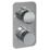 ETAL Bitling Rear-Fed Concealed Polished Chrome Thermostatic Bar Mixer Shower