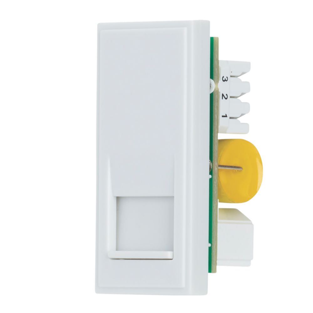 Contactum Media Modular  Master Telephone Socket White