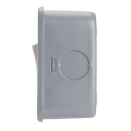 Contactum  13A Switched Metal Clad Fused Spur with Neon  with White Inserts