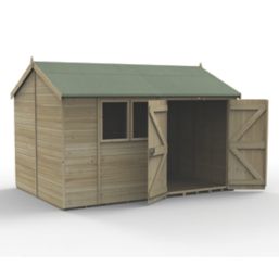 Forest Timberdale 12' x 8' 6" (Nominal) Reverse Apex Tongue & Groove Timber Shed