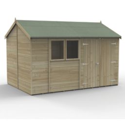 Forest Timberdale 12' x 8' 6" (Nominal) Reverse Apex Tongue & Groove Timber Shed