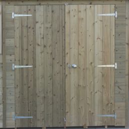 Forest Timberdale 12' x 8' 6" (Nominal) Reverse Apex Tongue & Groove Timber Shed