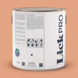 LickPro  2.5Ltr Orange 05 Vinyl Matt Emulsion  Paint
