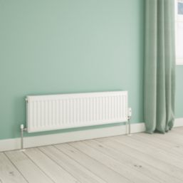 Flomasta 300mm x 1200mm 3102BTU White Type 21 Convector Radiator